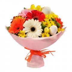 Karışık mevsim buketi Mevsimsel çiçek  Artvin internetten çiçek siparişi 