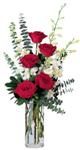  Artvin online çiçek gönderme sipariş  cam yada mika vazoda 5 adet kirmizi gül